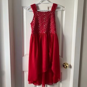Red dressy dress